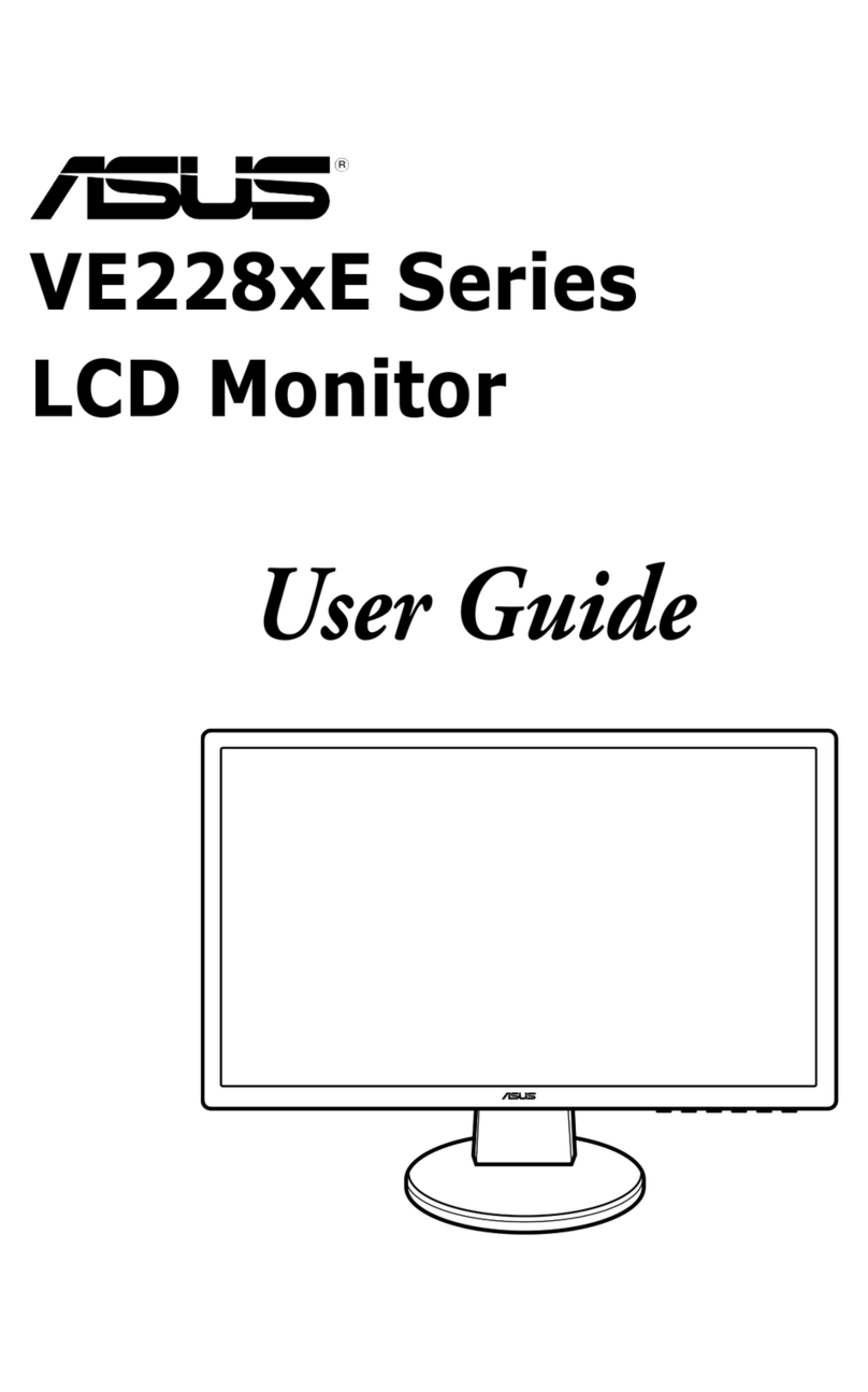 Asus VE228xE Series User manual Asus VE228xE Series User manual