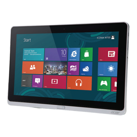 Acer Iconia W700 User manual Acer Iconia W700 User manual