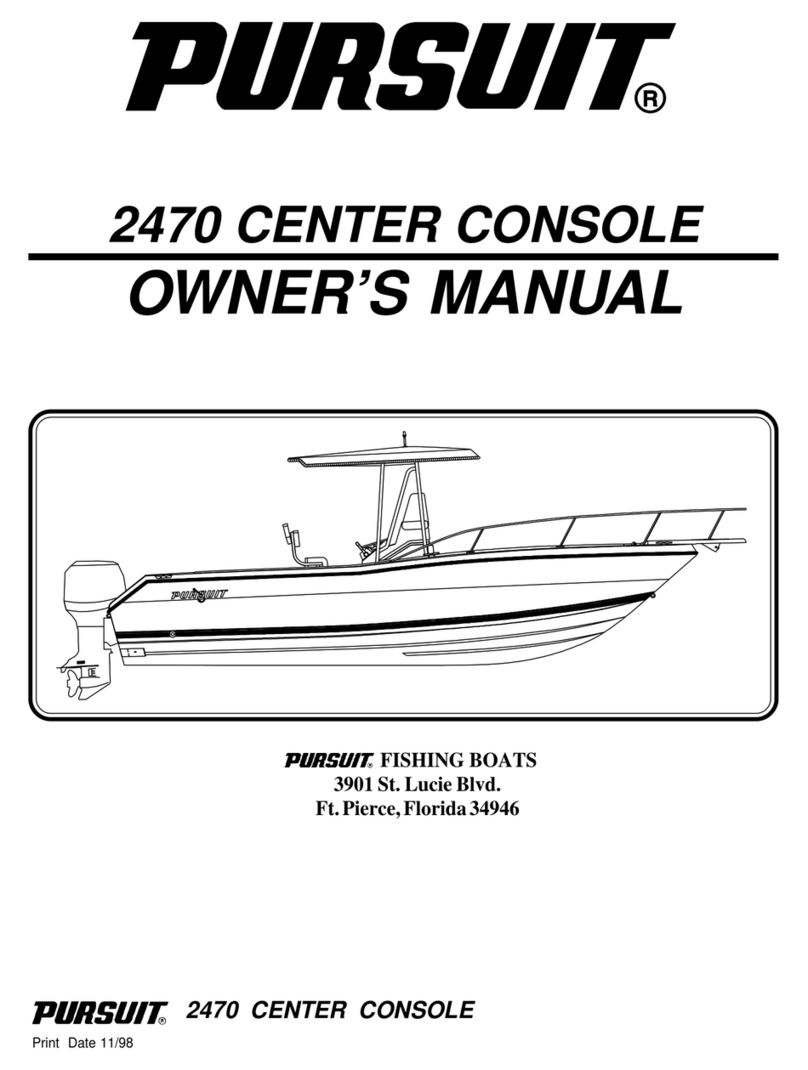 PURSUIT 2470 WALKAROUND owner's manual