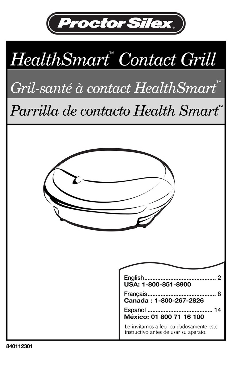 Proctor-Silex HealthSmart Instructions for use
