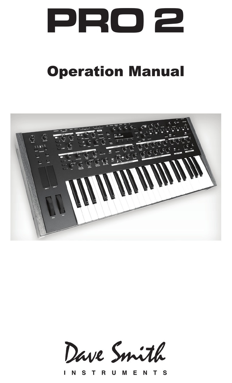 Dave Smith Instruments Pro 2 User manual