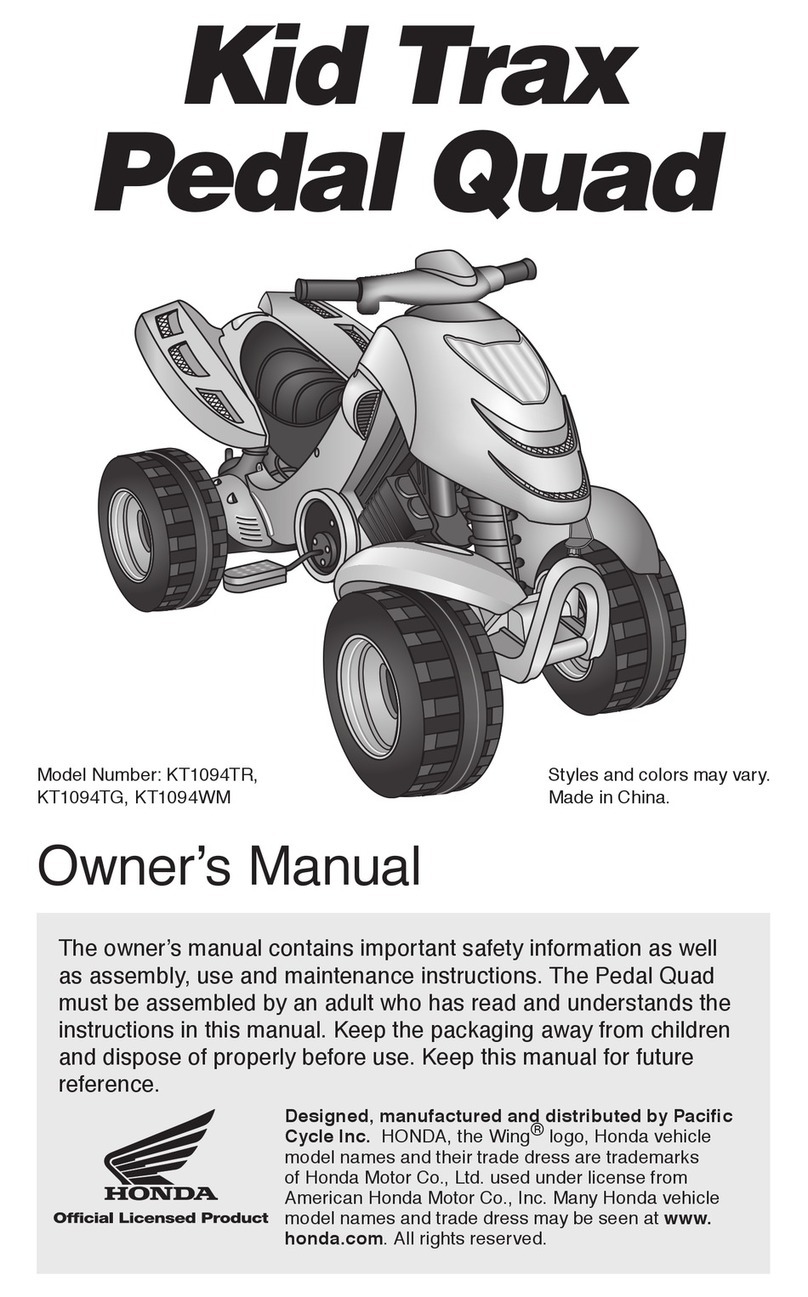 KID Trax KT1094TR User manual