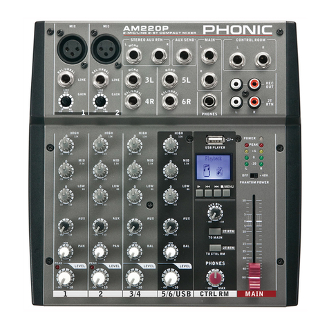 Phonic AM 220P user manual