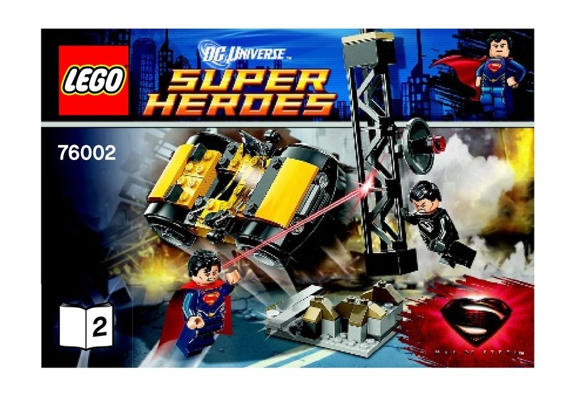 LEGO 76002 Super Heroes Superman User manual