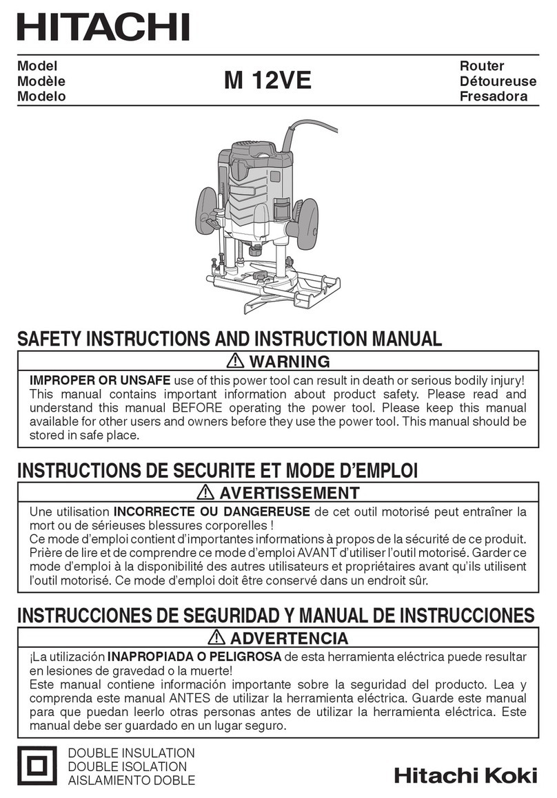 Hitachi M 12VE Instruction Manual