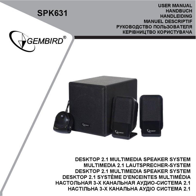 Gembird SPK631 user manual