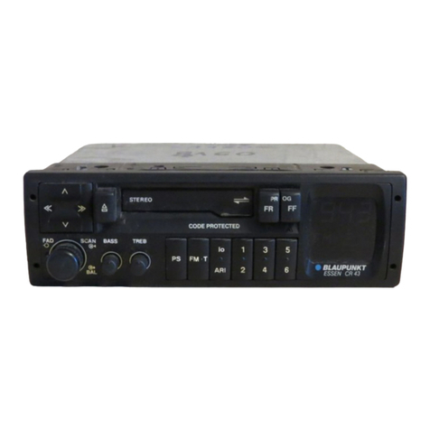 Blaupunkt Essen CR 43 User manual