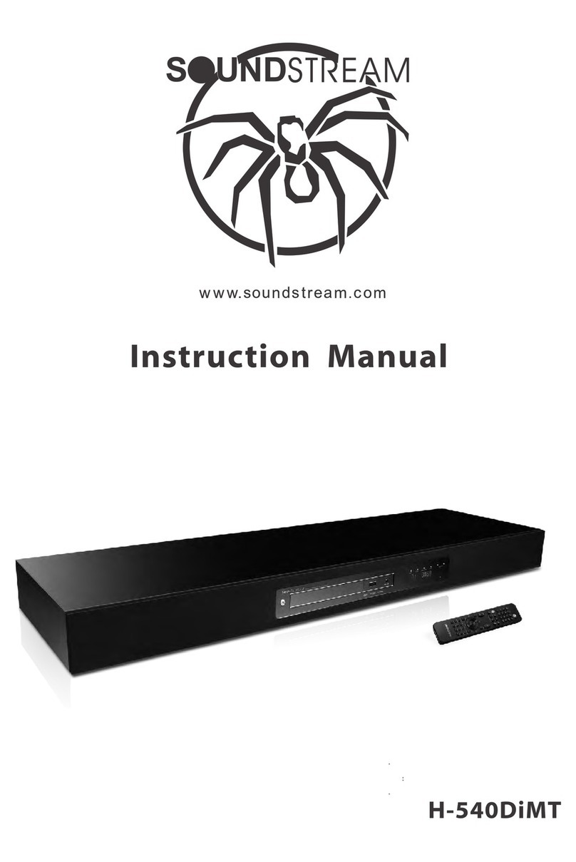 Soundstream H-540DiMT instruction manual