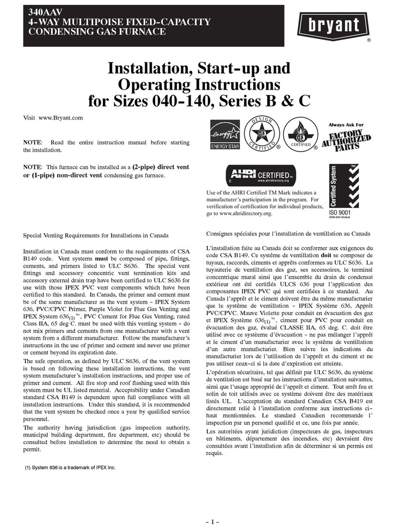 Bryant Deluxe 340AAV Instructions and recipes Bryant Deluxe 340AAV Instructions and recipes