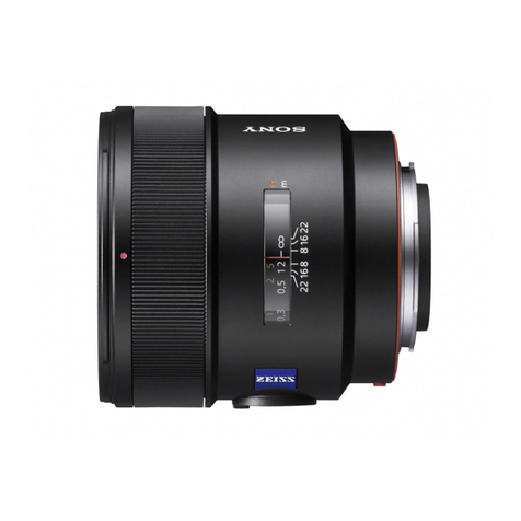 Sony Distagon Tx 24mm F2 ZA SSM User manual