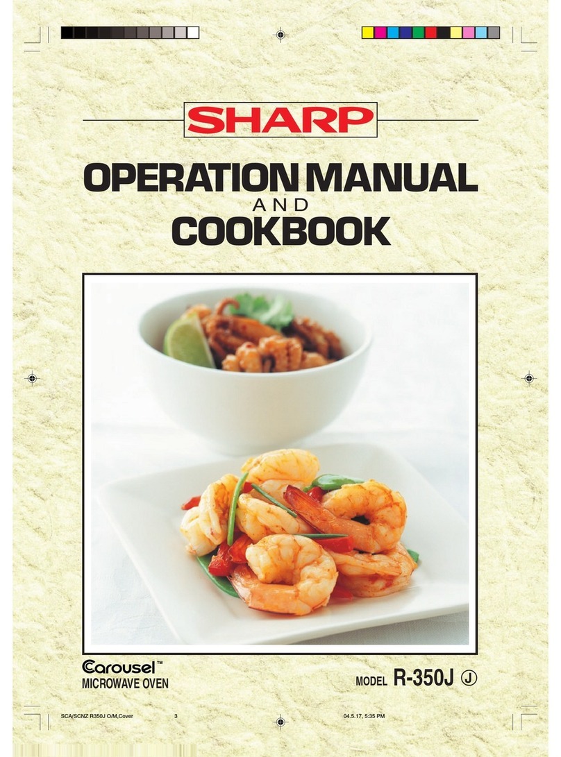 Sharp Carousel R-350J User manual