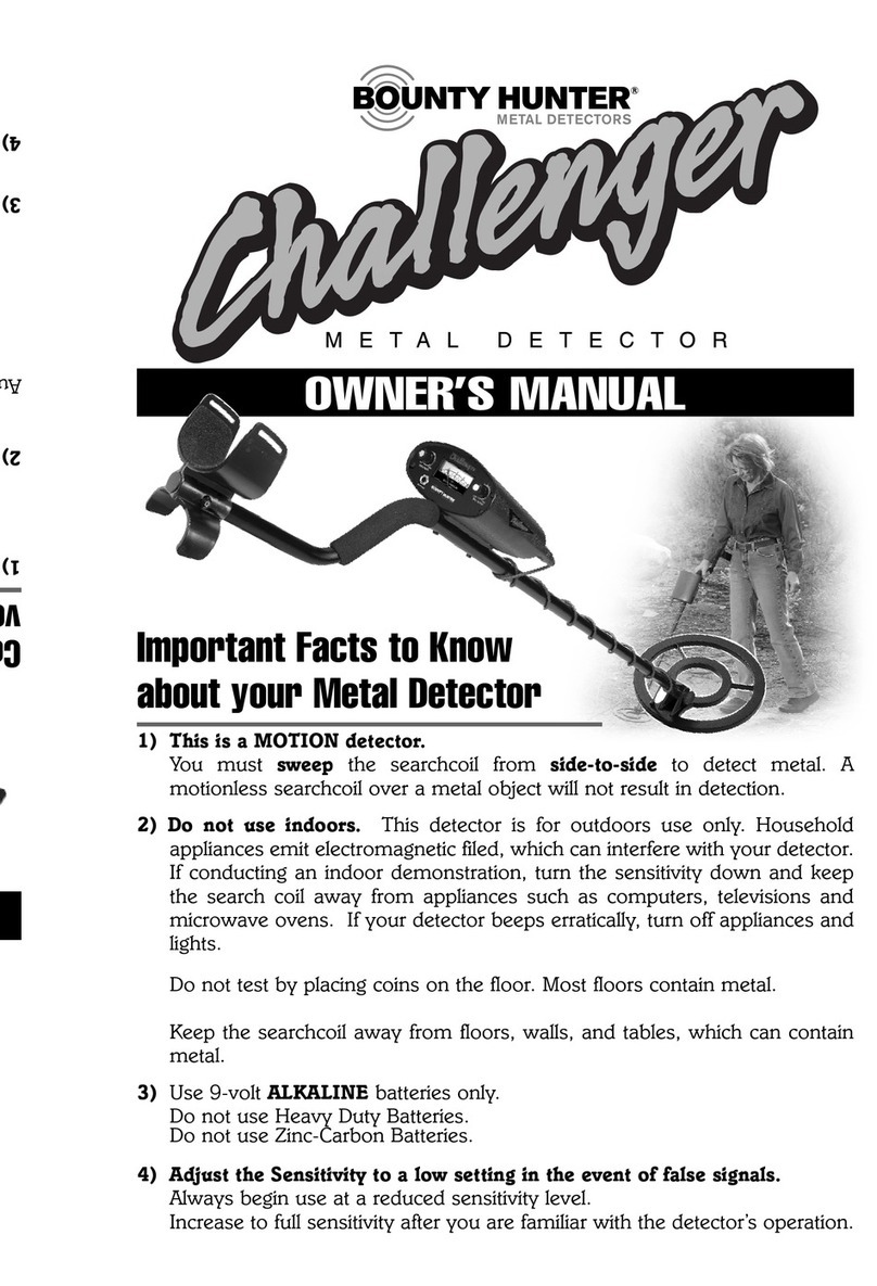 Bounty Hunter Challenger User manual