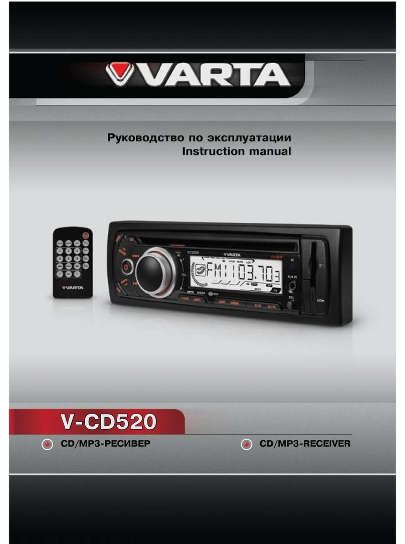 Varta V-CD520 User manual
