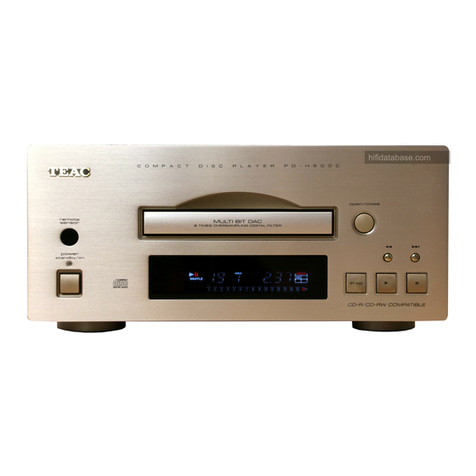 Teac PD-H500C User manual