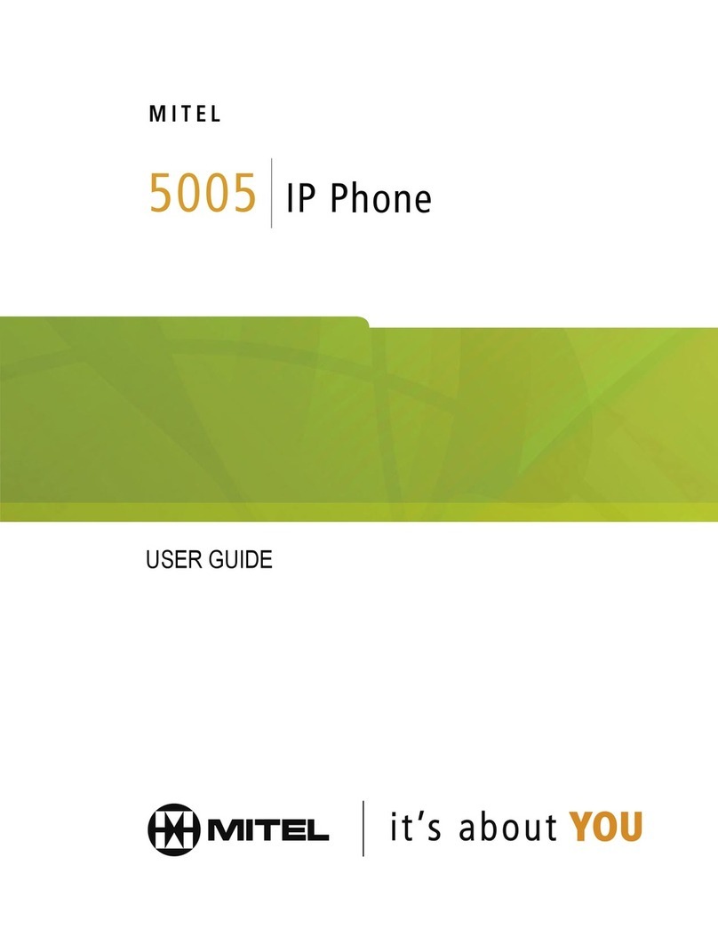 Mitel 5005 User manual