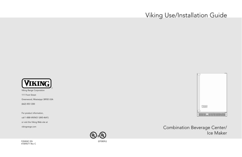 Viking Combination Beverage Center/Ice Maker Technical manual