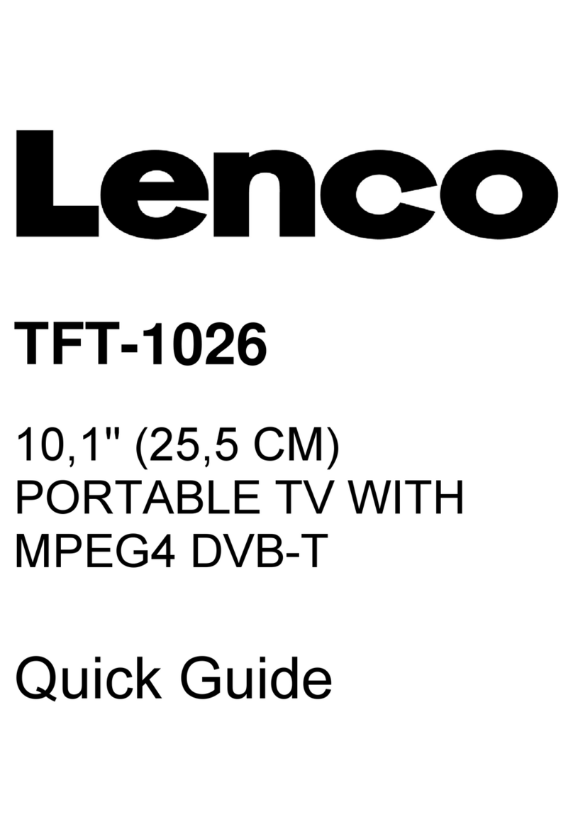 LENCO TFT-1026 User manual