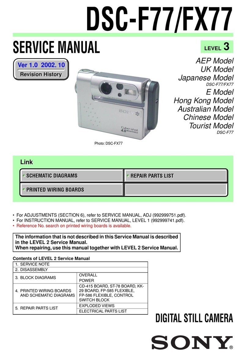 Sony Cyber-shot DSC-F77 User manual