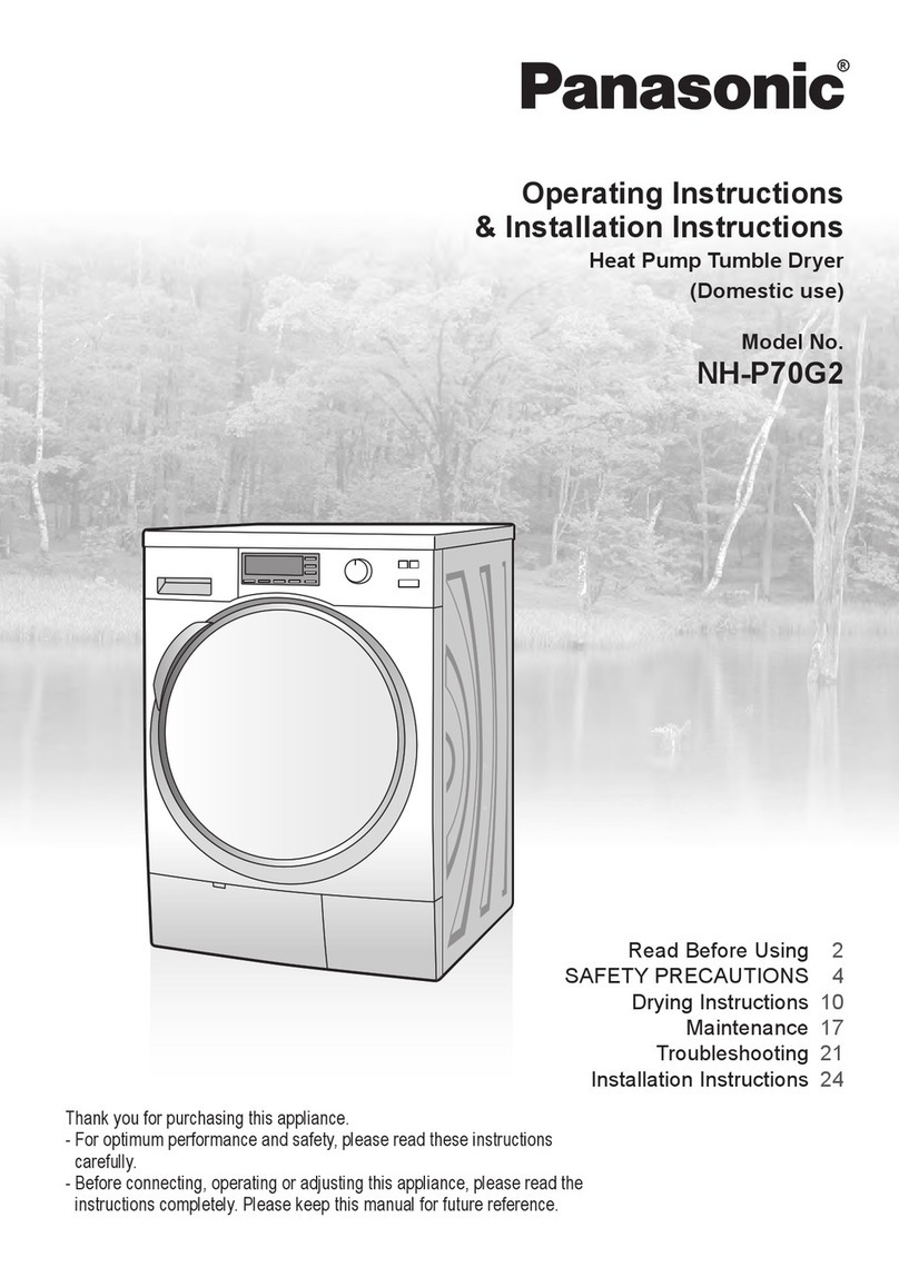 Panasonic NH-P70G2 Operating instructions & installation instructions Panasonic NH-P70G2 Operating instructions & installation instructions