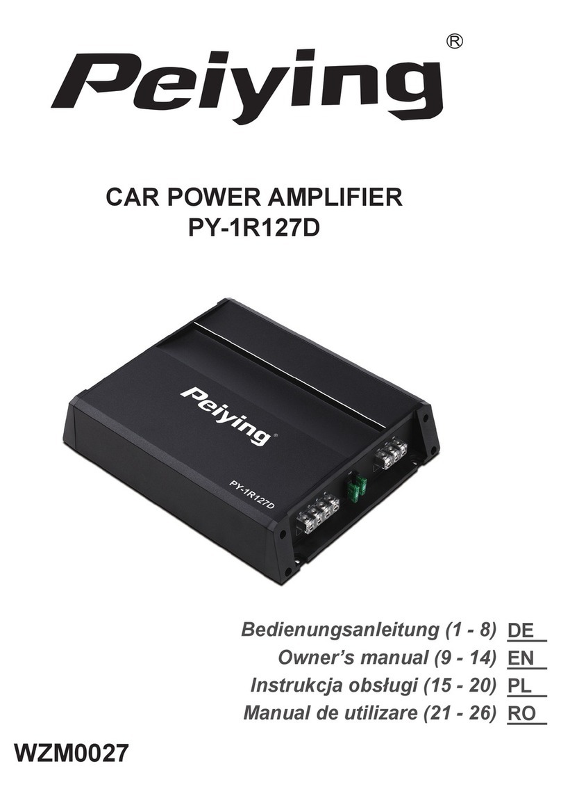 Peiying PY-1R127D owner's manual