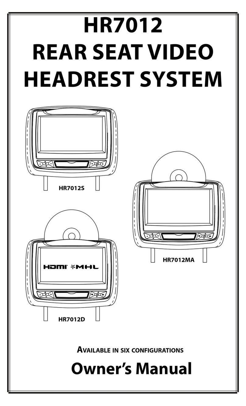 Voxx HR7012S owner's manual