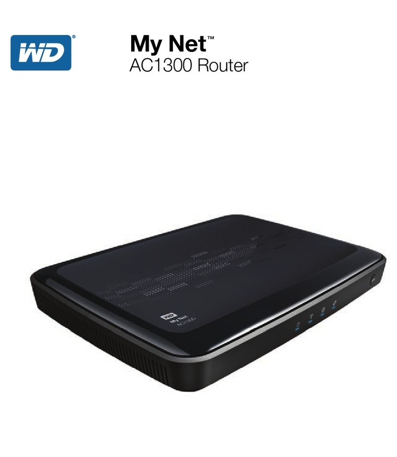 Western Digital My Net AC1300 user manual
