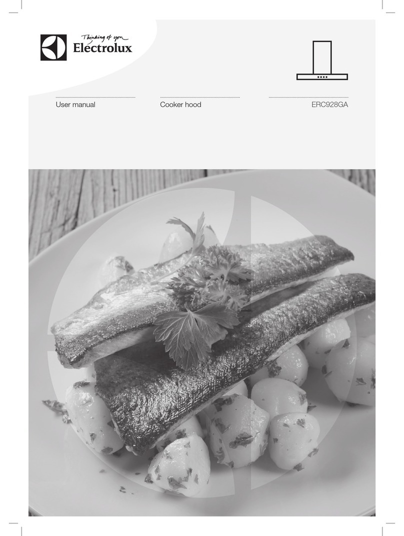 Electrolux ERC928GA user manual