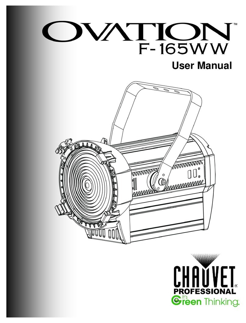 Chauvet Ovation F-165WW user manual
