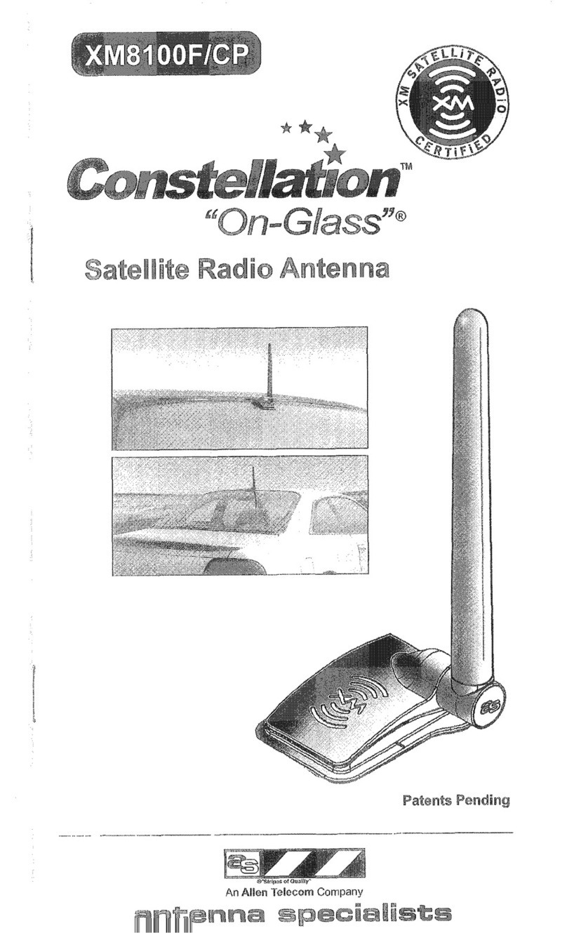 Constellation XM8100F/CP user manual