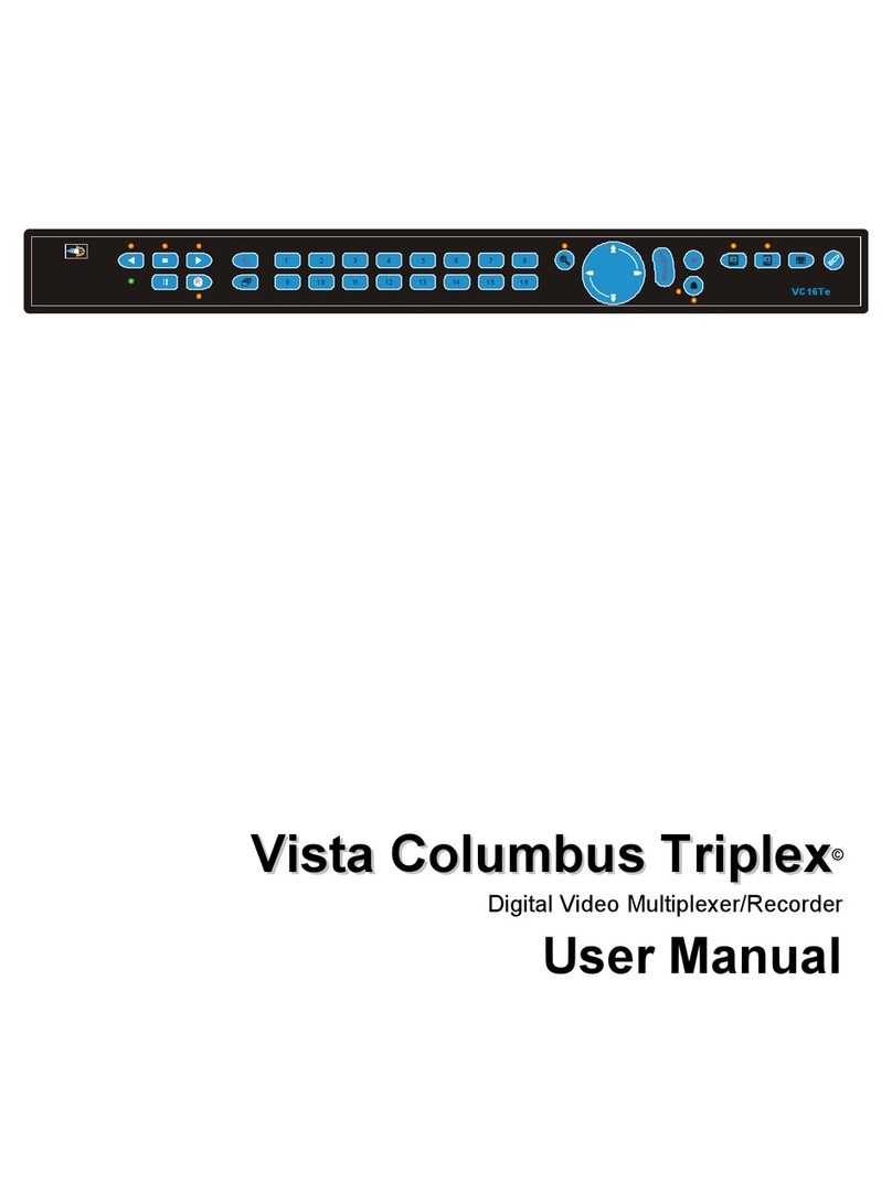 Vista Columbus Triplex user manual