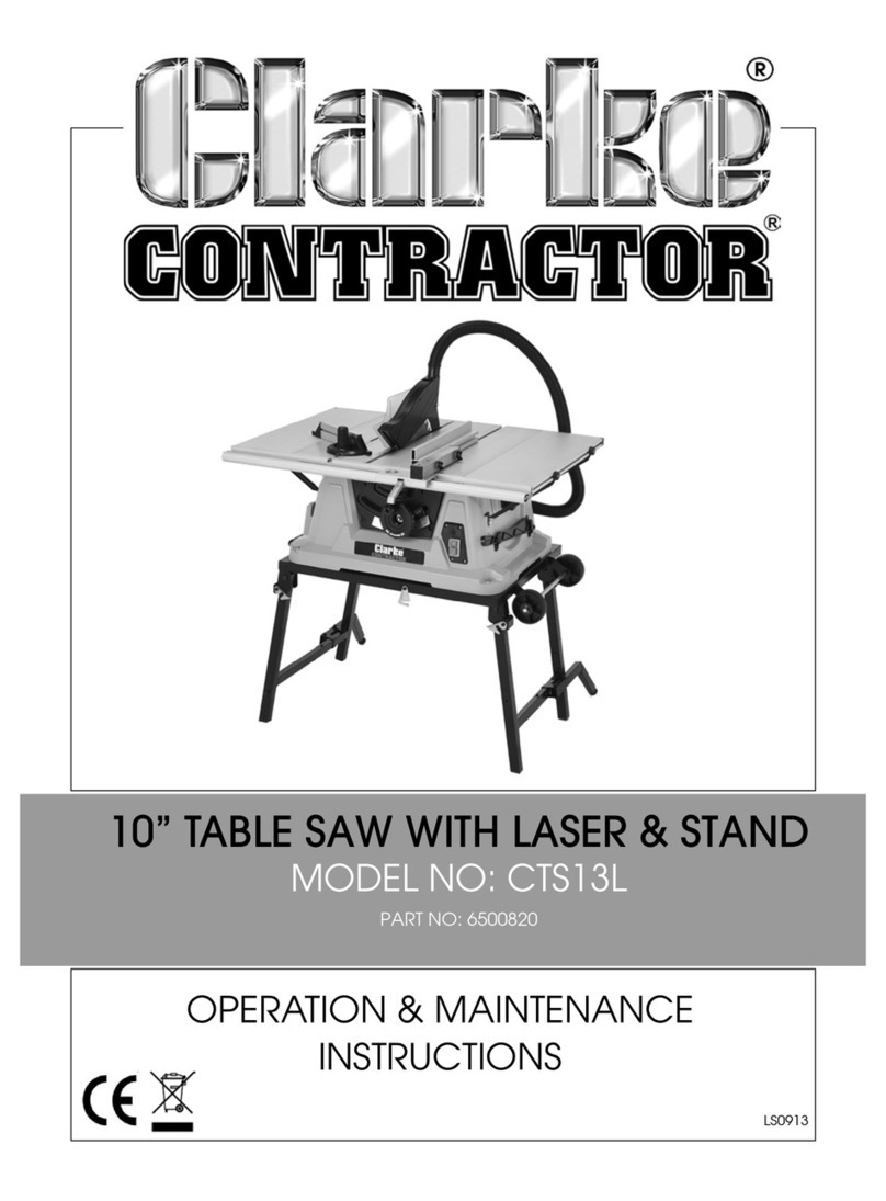 Clarke CTS13L Instruction Manual