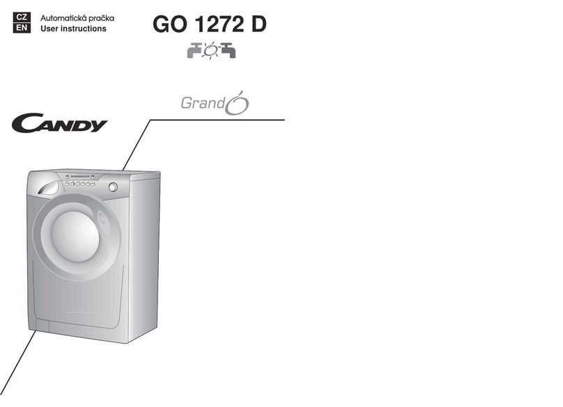 Candy GO 1272 D User instructions