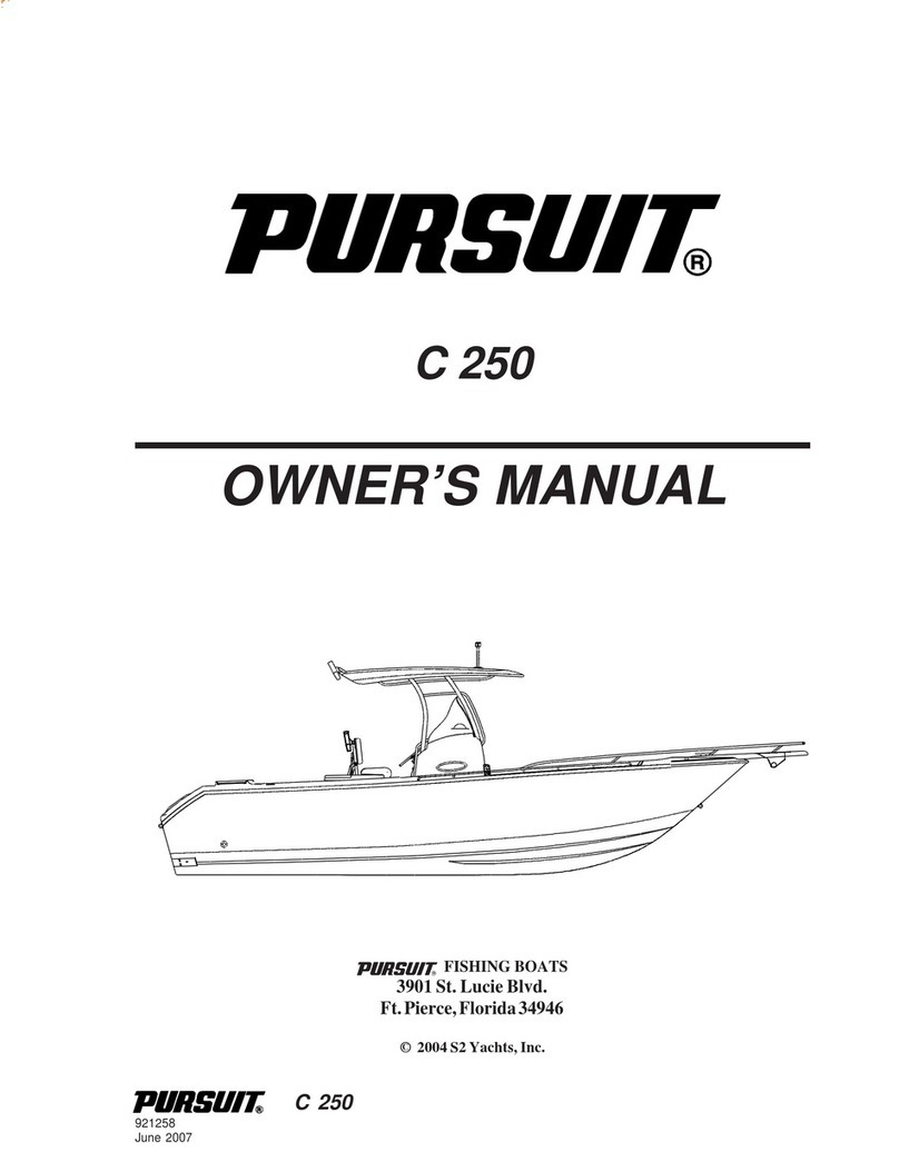 PURSUIT C 250 owner's manual
