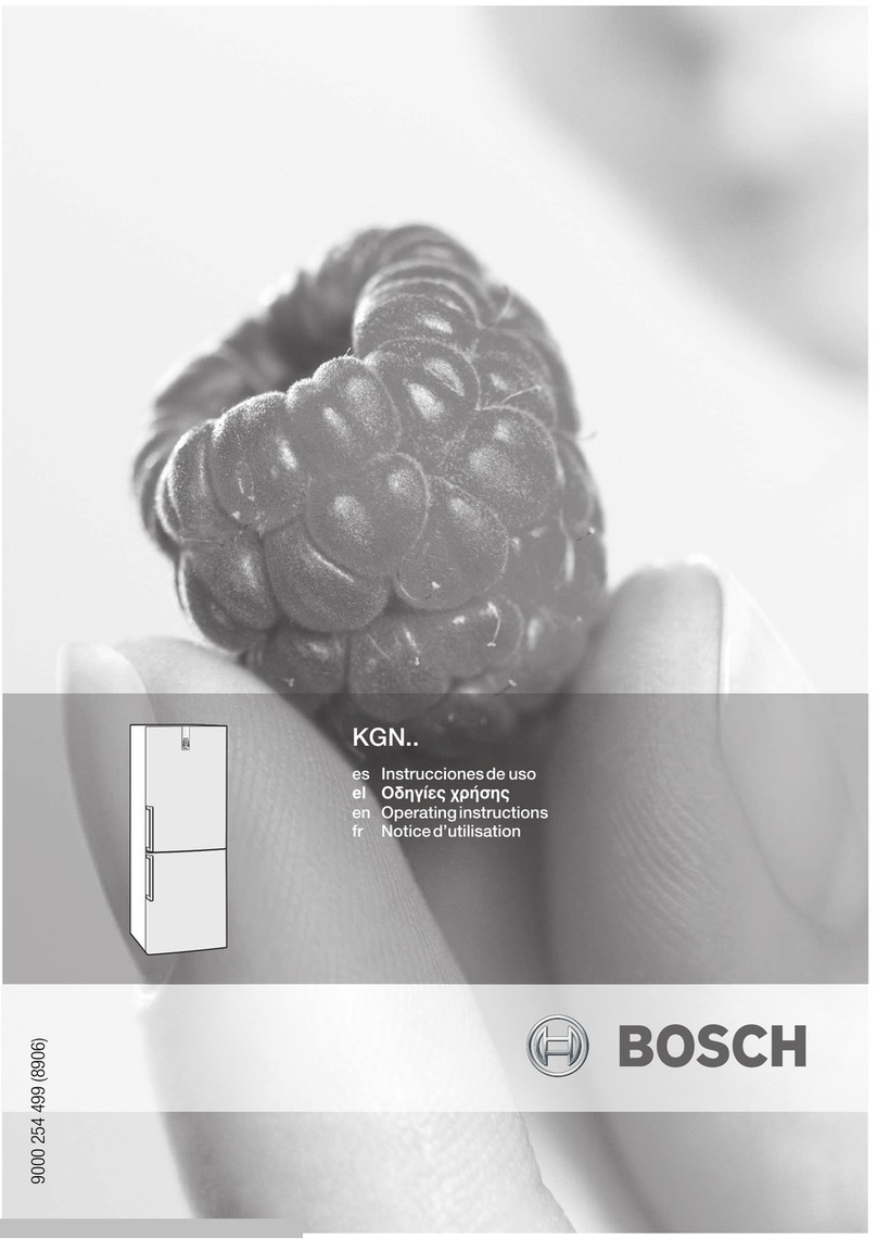 Bosch KGN Series User manual