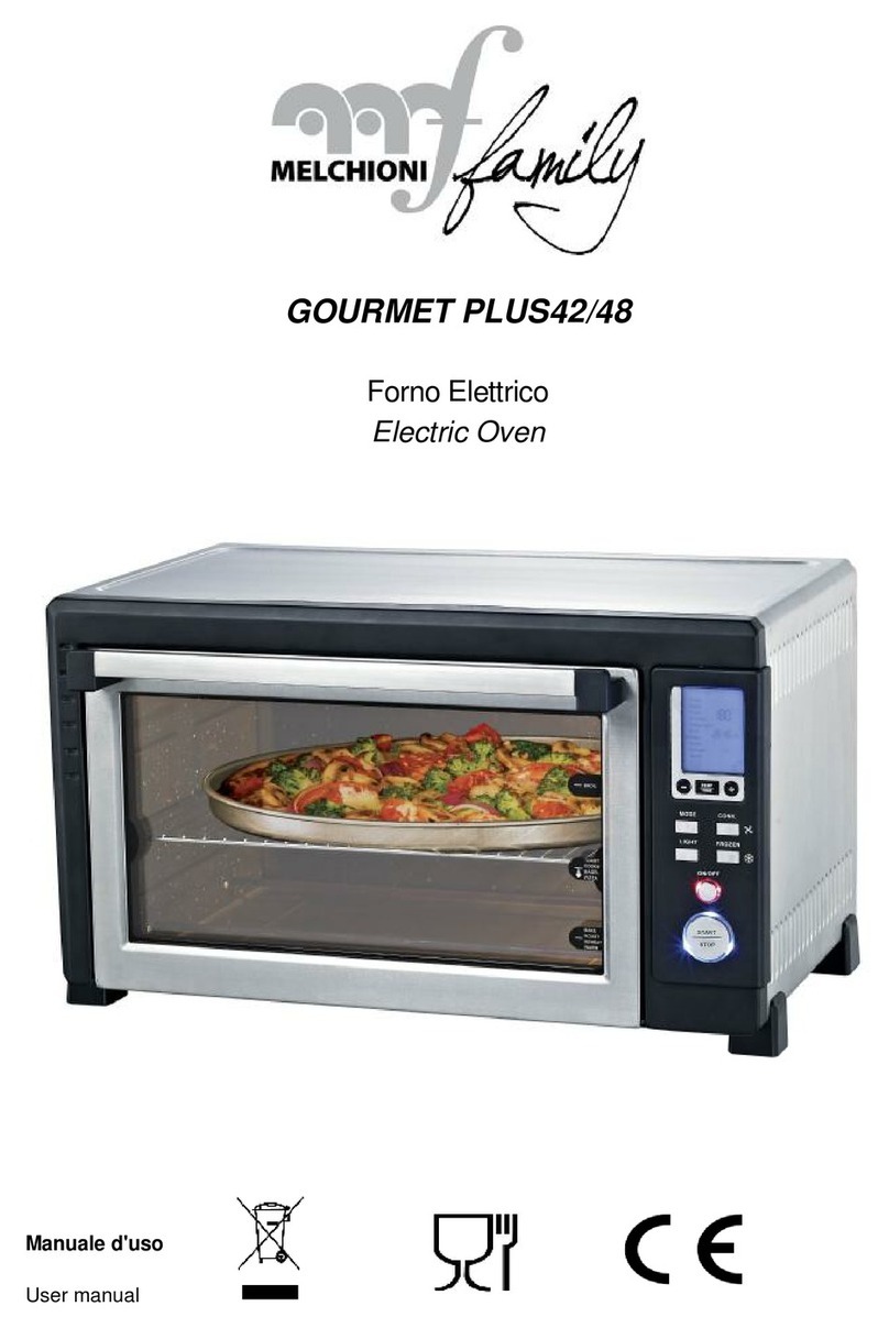 Melchioni GOURMET PLUS42 user manual