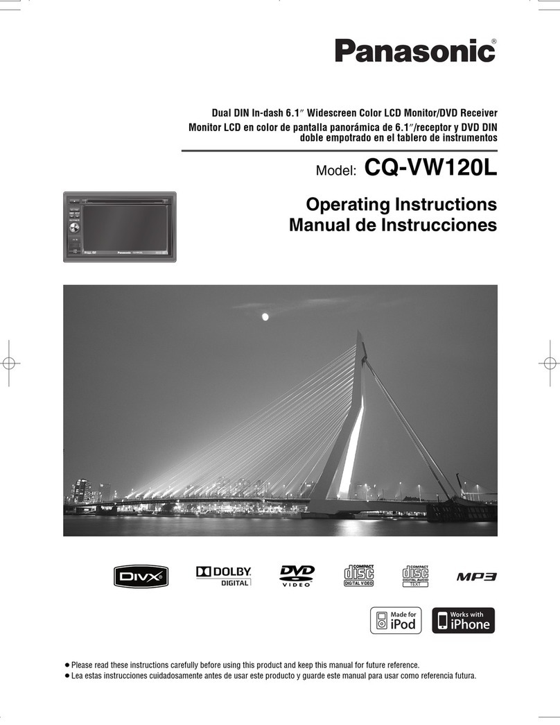 Panasonic CQ-VW120L operating instructions
