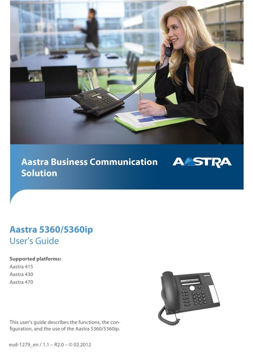 Aastra 5360 User manual