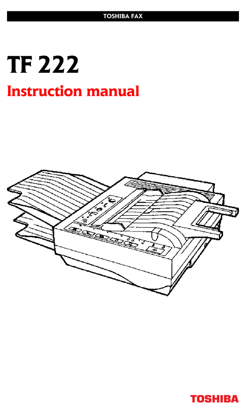 Toshiba TF 222 User manual