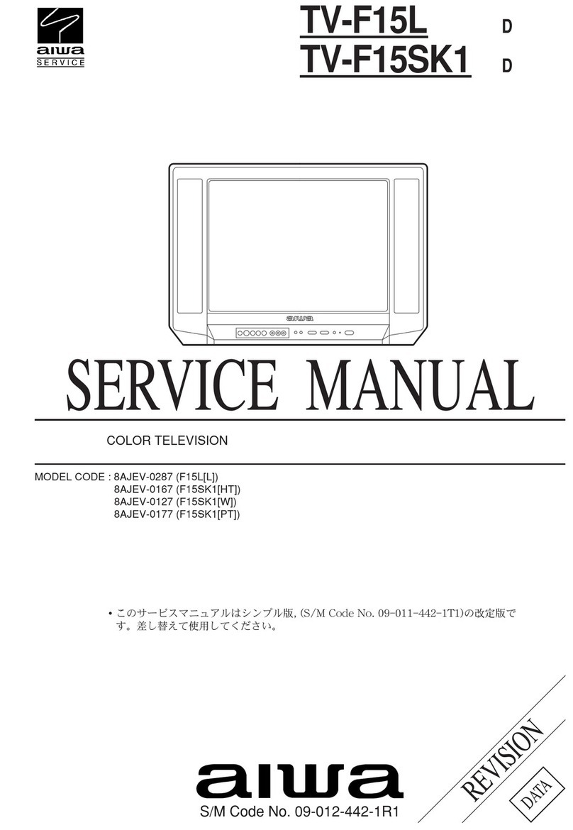Aiwa TV-F15L User manual Aiwa TV-F15L User manual