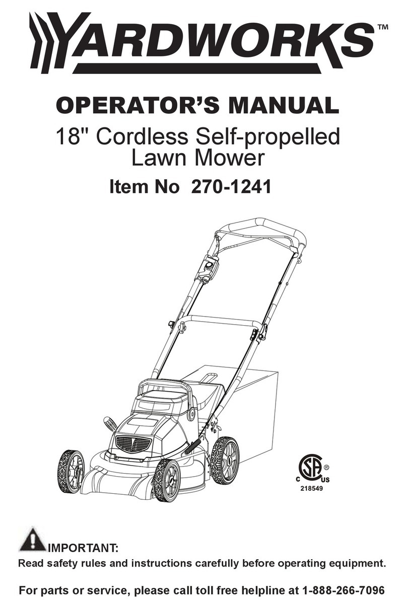 Yard Works 270-1241 User manual