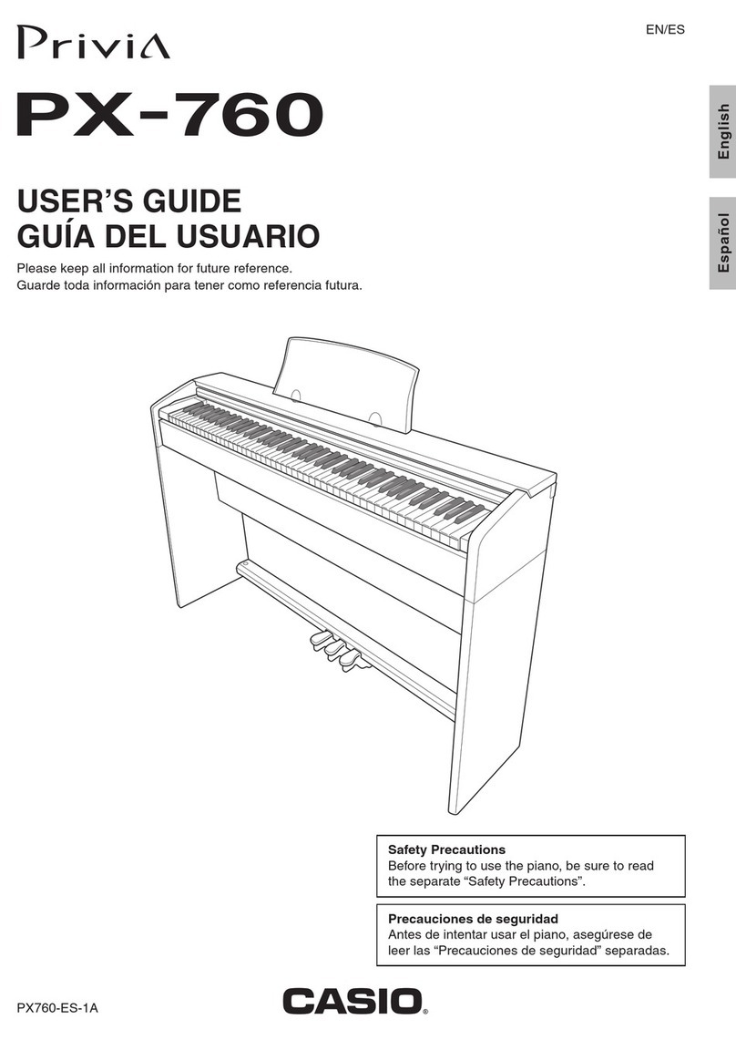 Privia Privia PX-760 user guide