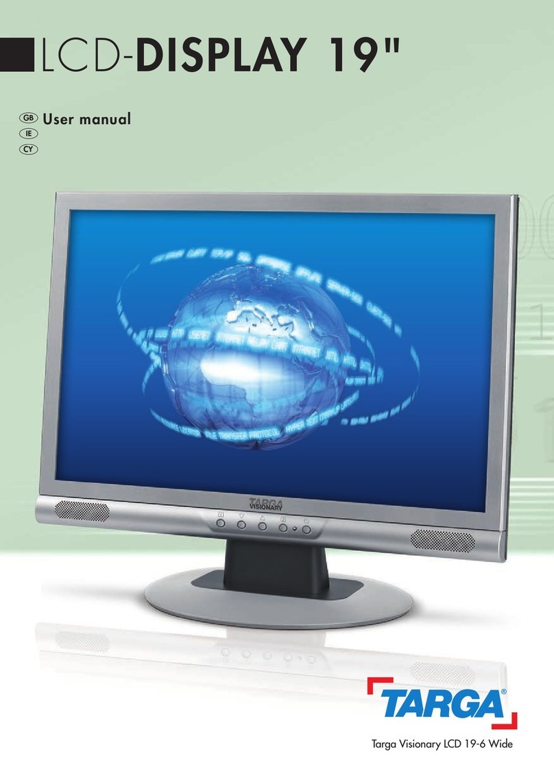 Targa LCD-Display 19" User manual