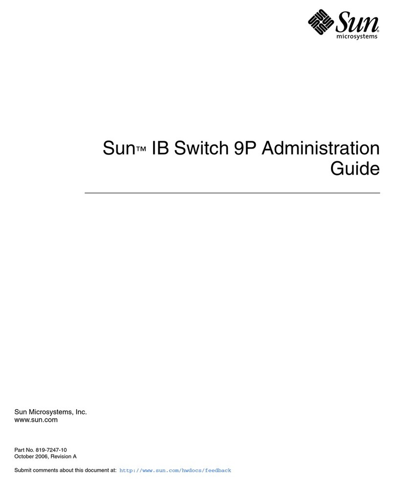 Sun Microsystems IB Switch 9P Administration guide