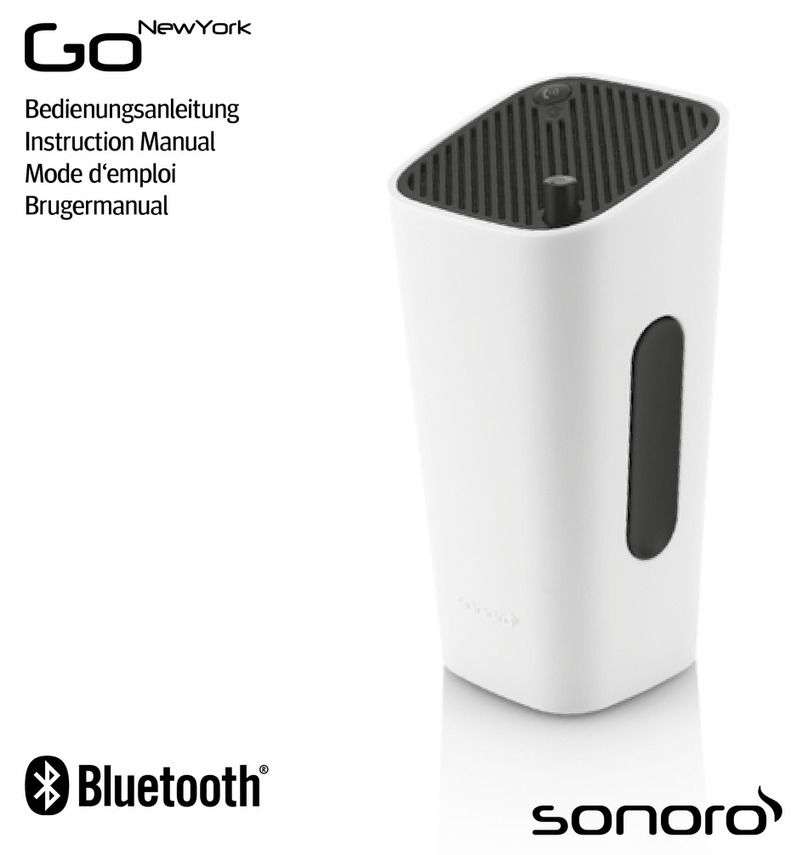 Sonoro Go NewYork AU-5200 instruction manual