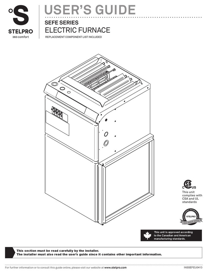 Stelpro SEfE Series user guide