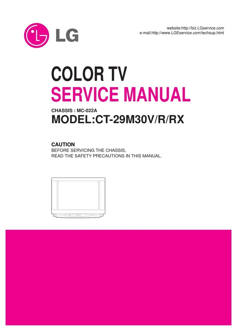 LG CT-29M30V User manual
