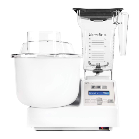 Blendtec Mix n Blend II Quick guide