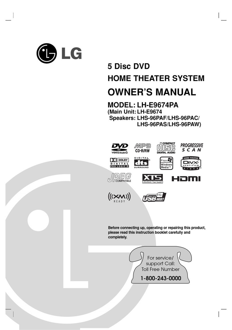 LG LH-E9674PA User manual