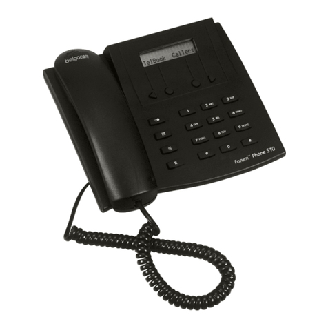 BELGACOM Forum Phone 510 user guide