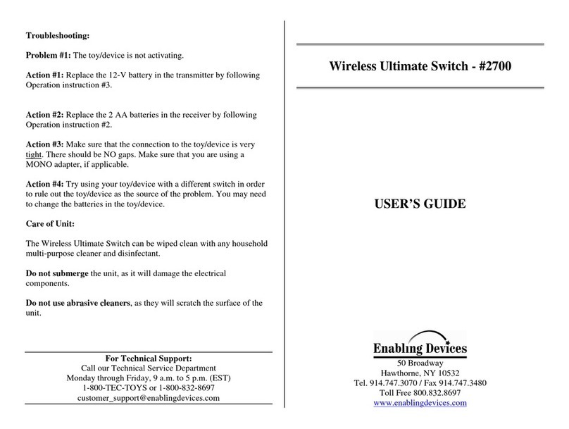 Enabling Devices 2700 user guide